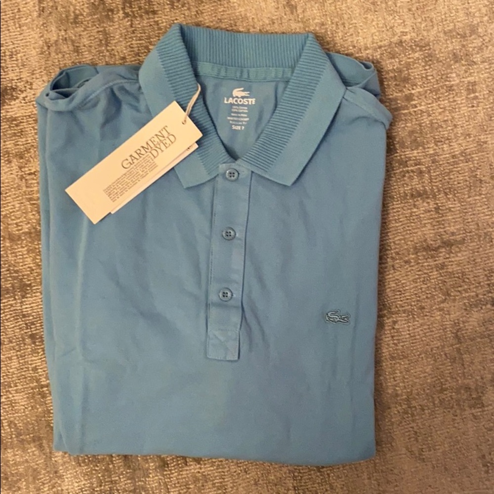 Lacoste Men’s Regular Fit Paris Polo in Blue